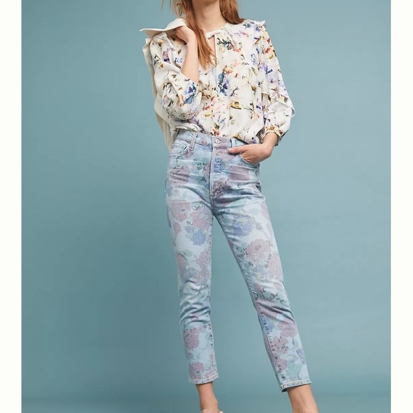 Citizens of Humanity Olivia Floral Skinny Jeans - Picture 10 of 10